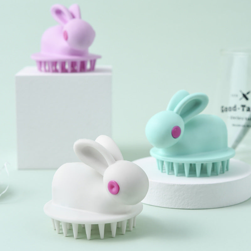Soft Rubber Shampoo Brush for Kids&