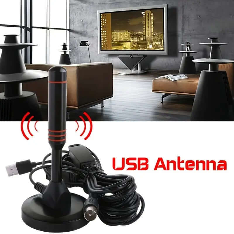IndoorOutdoor Suction Cup TV Antenna DTMB DVB-T2