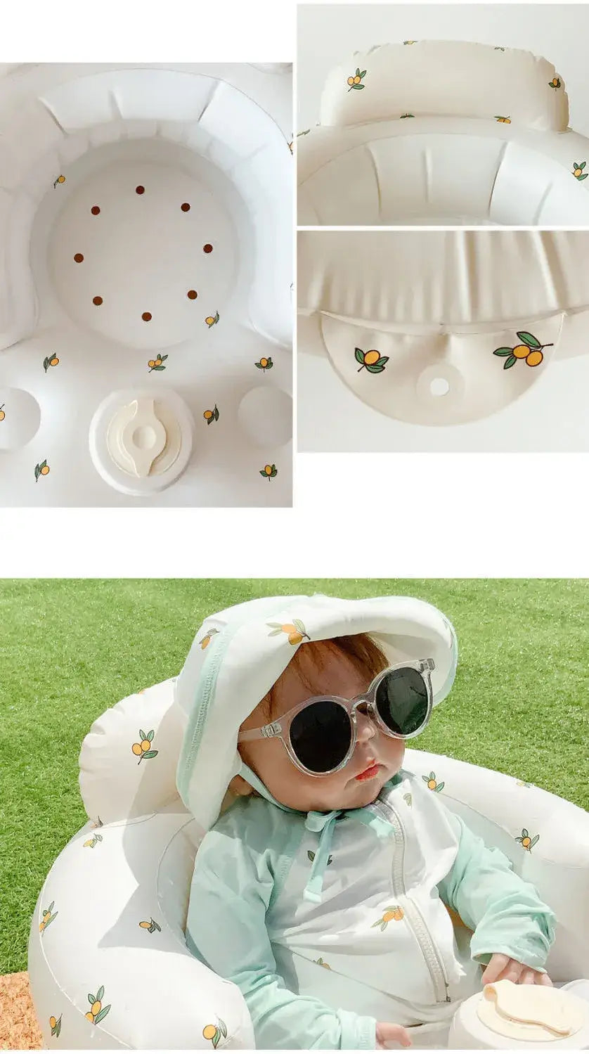 Inflatable Baby Chair for Dining and Bath