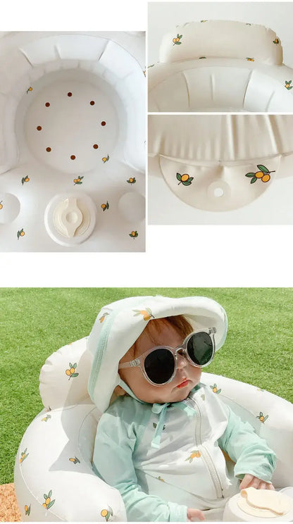 Inflatable Baby Chair for Dining and Bath